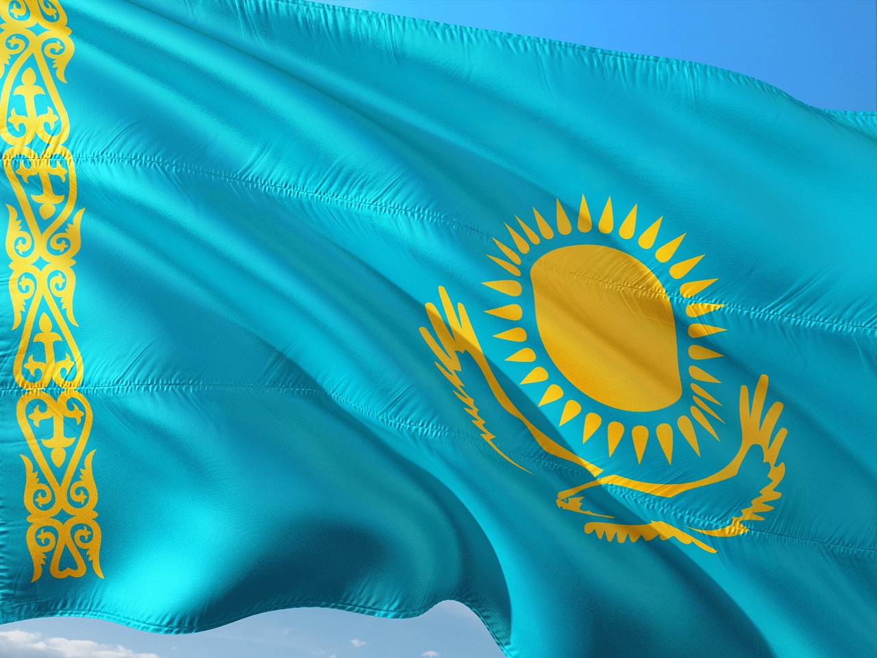 international, banner, flag, kazakhstan, central asia, kazakhstan, kazakhstan, kazakhstan, kazakhstan, kazakhstan